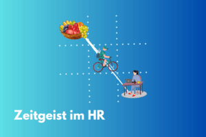 Zeitgeist im HR: Obstkorb, Jobfahrrad und Home-Office.